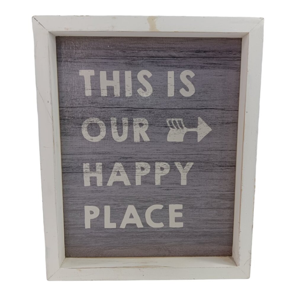 This Is Our Happy Place Wall Sign, Table Or Ledge Display-Home decor - Picture 5 of 8